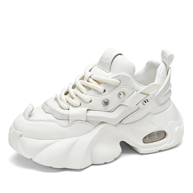 Chunky Platform Sneakers Height Increasing Fashion Designer Shoes Men