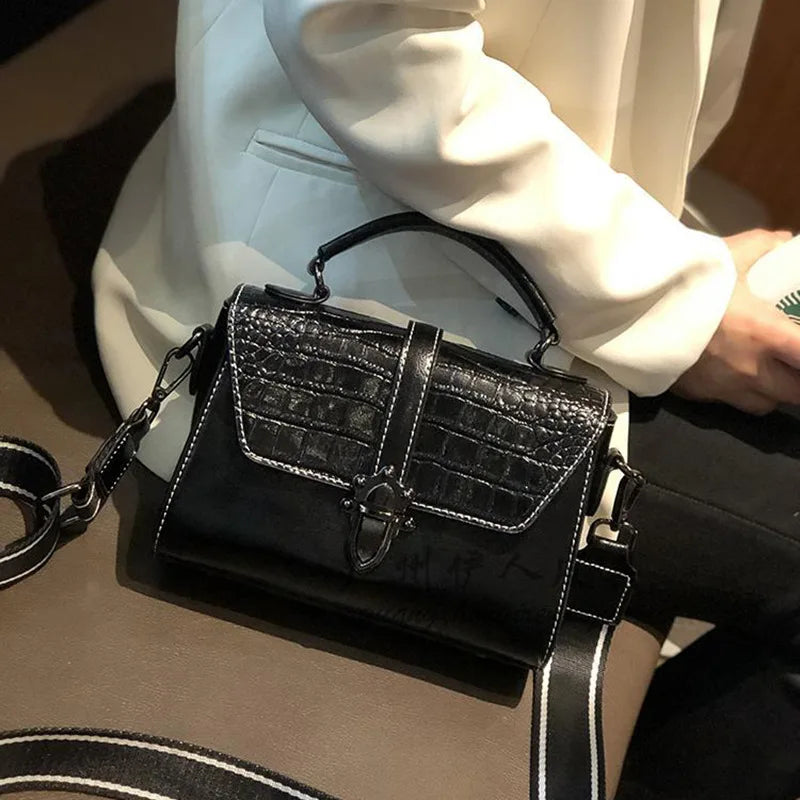 New High Quality Women's Genuine Leather Waterproof Tote Handbags Multiway Messenger Crossbody Shoulder Satchel Purse Travel Bag