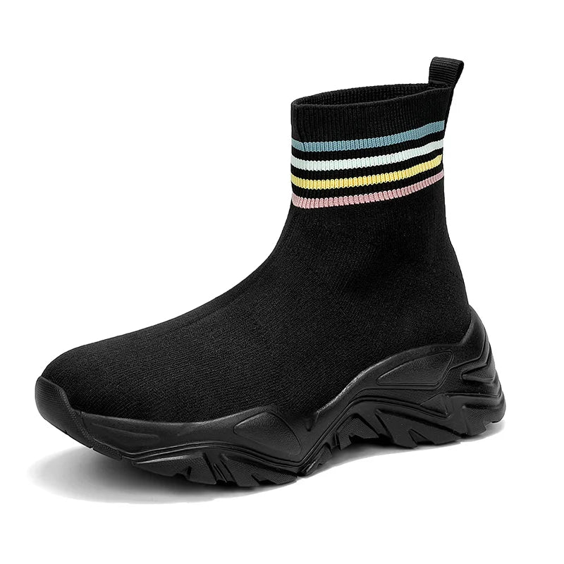 Fashion Women Casual Shoes Sock Design Sports trendy Sneakers for Ladies