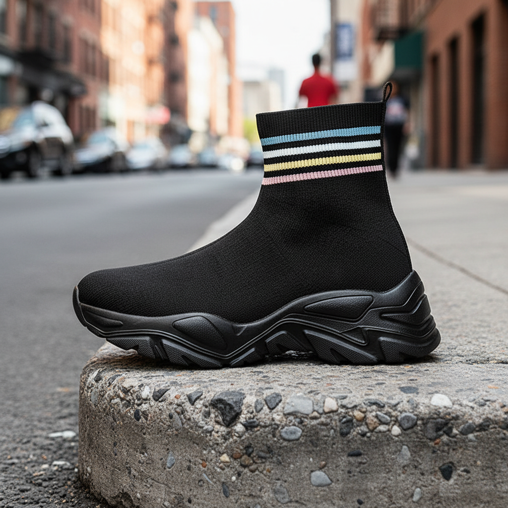 Fashion Women Casual Shoes Sock Design Sports trendy Sneakers for Ladies