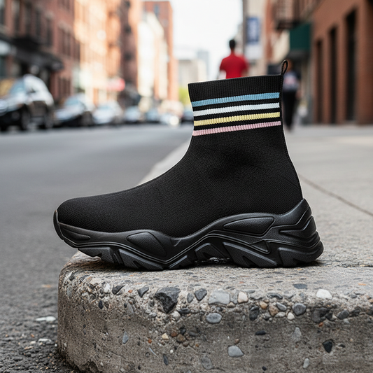 Fashion Women Casual Shoes Sock Design Sports trendy Sneakers for Ladies