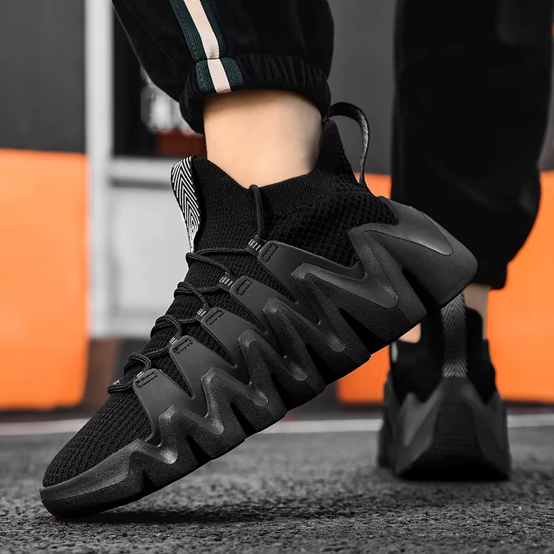 Designer Fitness Walking Sports Sneakers Lightweight Breathable Sock Running Shoes for Men