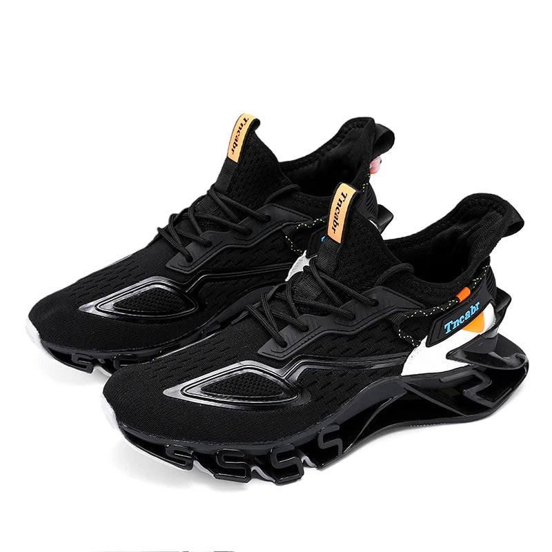 2023 Men's Sports Sneakers with Custom Designer Logo Breathable Mesh Blade Running Shoes for Winter Spring Autumn Fashion