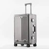 100% Aluminum-magnesium Alloy Aluminium Frame Spinner Travel Suitcase Rolling Luggage 20/24 Inch Trolley Business Carry-On Cabin