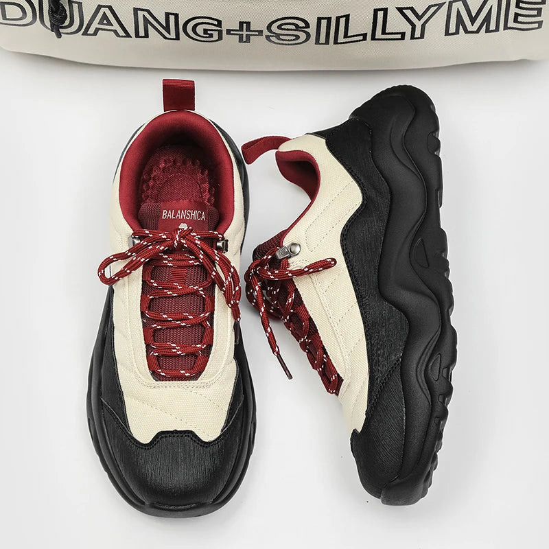 2023 Summer Sneakers for Men Women Sneakers Per Uomo Panda Color Breathable Lace up Sports Casual Shoes for Men