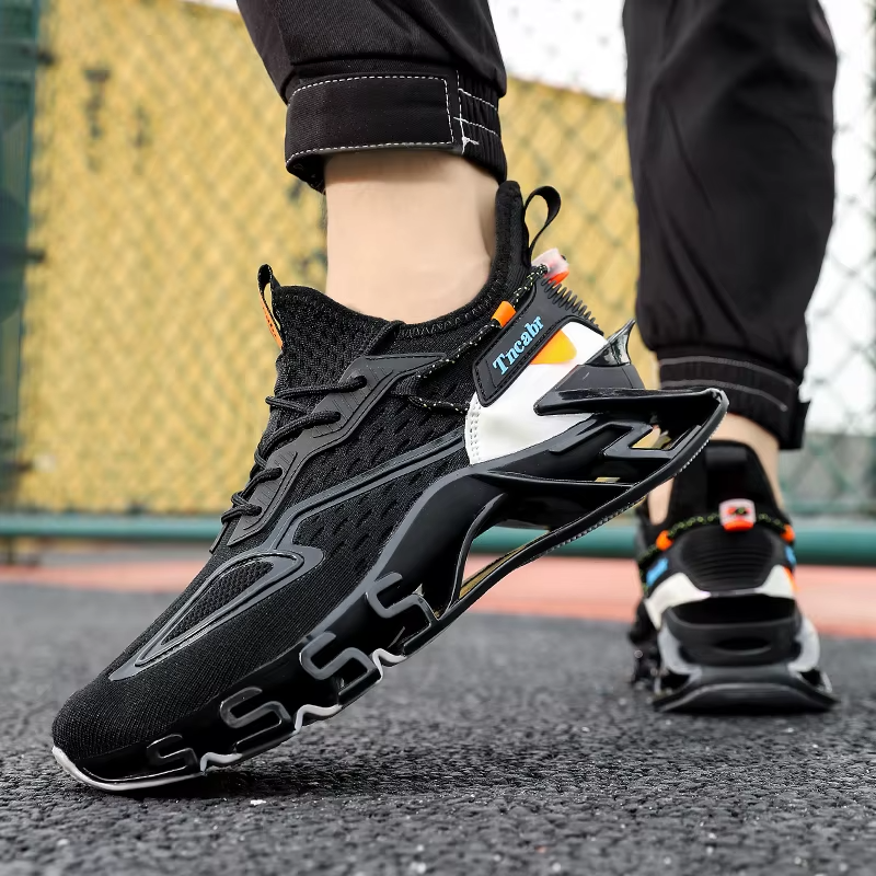 2026 Men's Sports Sneakers with Custom Designer Logo Breathable Mesh Blade Running Shoes for Winter Spring Autumn Fashion