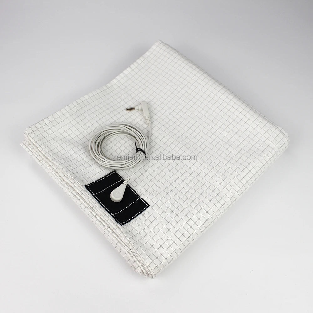 For Grounding Sheets King Plaid/Plain 76x80 Inch Drop Shipping 10% Silver Fiber for Boys & Girls