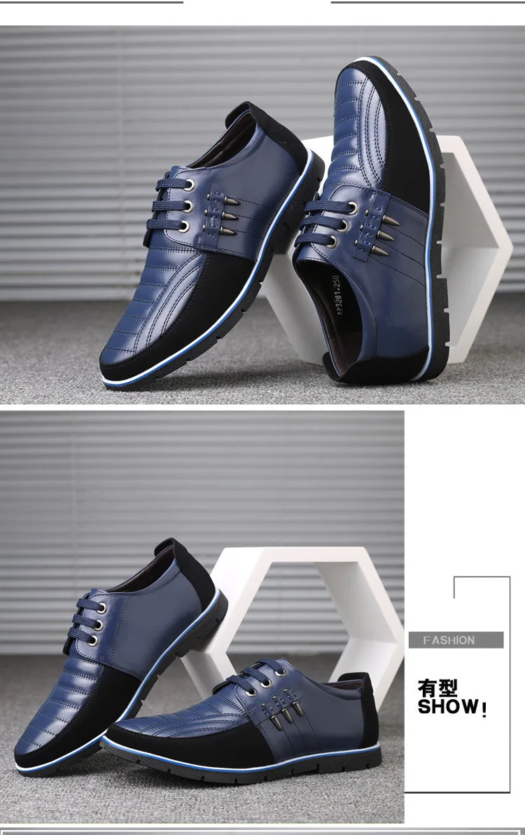 Men Genuine Leather fur Shoes High Quality Elastic Band Fashion Design Solid Tenacity Comfortable Men's Shoes Big Sizes 2021 s34