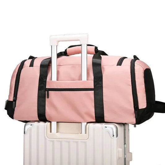 Oxford Waterproof Men Travel Bags Women Hand Luggage Big Backpack Business Large Capacity Weekend Duffle Fitness Rucksack Bag (Copy)