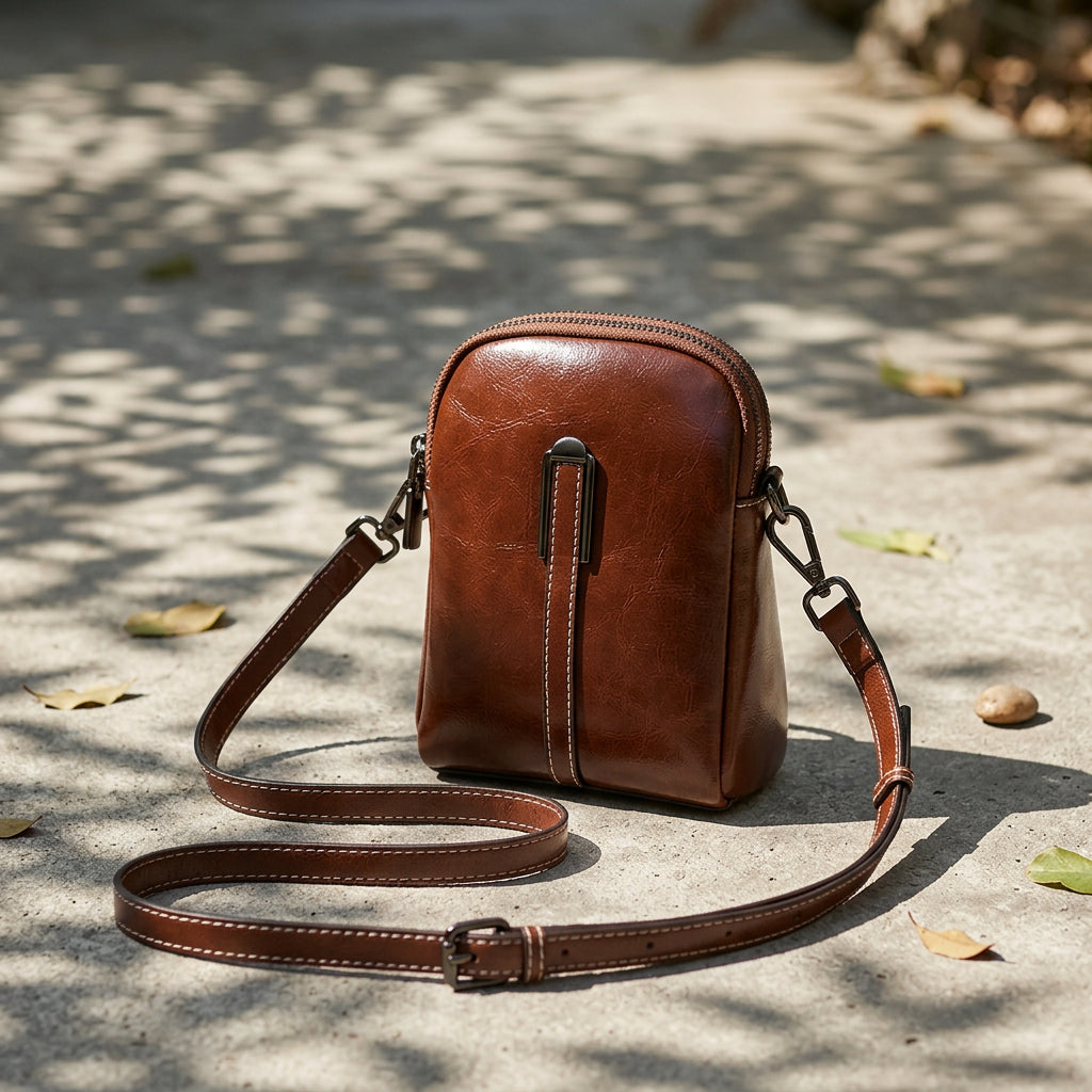 Fashion Designer Women's Genuine Leather Crossbody Shoulder Bags Casual Messenger Tote Bags Daily Travel Waterproof Eco-Friendly