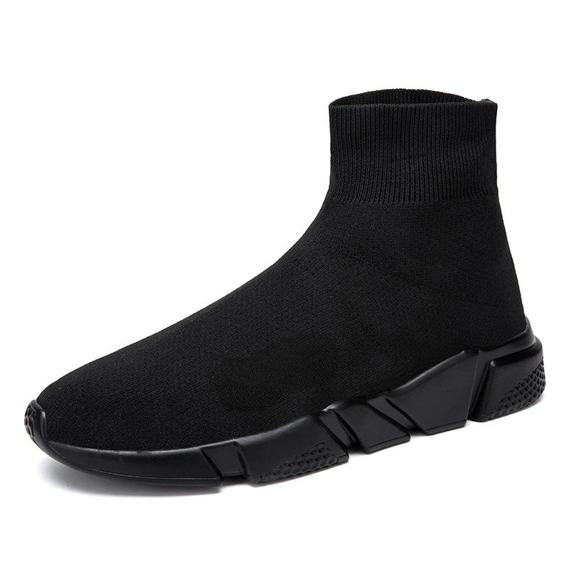 Designer Women Fashion Walking Sneakers Street Style Low High Top Soft Sock Shoes for Men