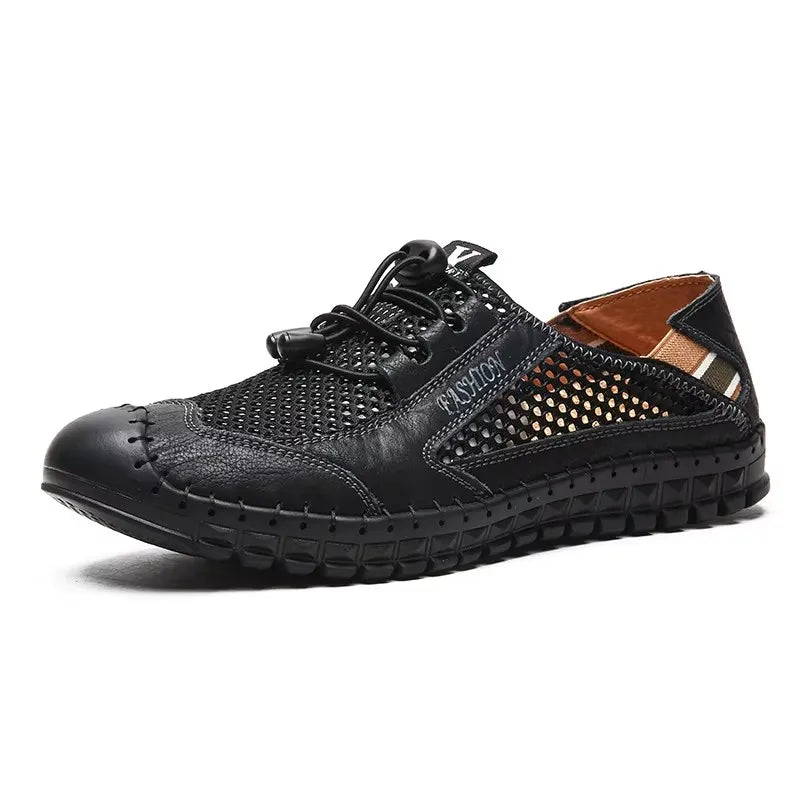 Mesh Breathable Men's Outdoor Hiking Sandals Non-Slip Resistant Insole Walking