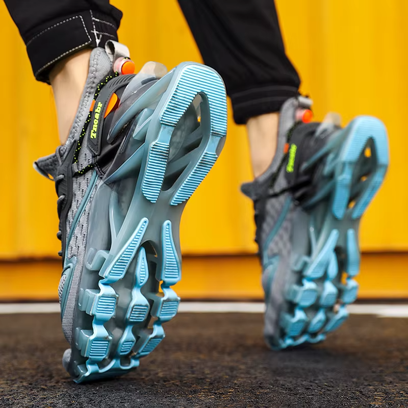2026 Men's Sports Sneakers with Custom Designer Logo Breathable Mesh Blade Running Shoes for Winter Spring Autumn Fashion
