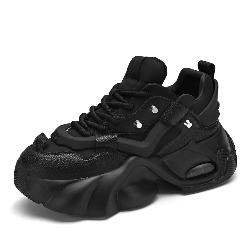 Chunky Platform Sneakers Height Increasing Fashion Designer Shoes Men