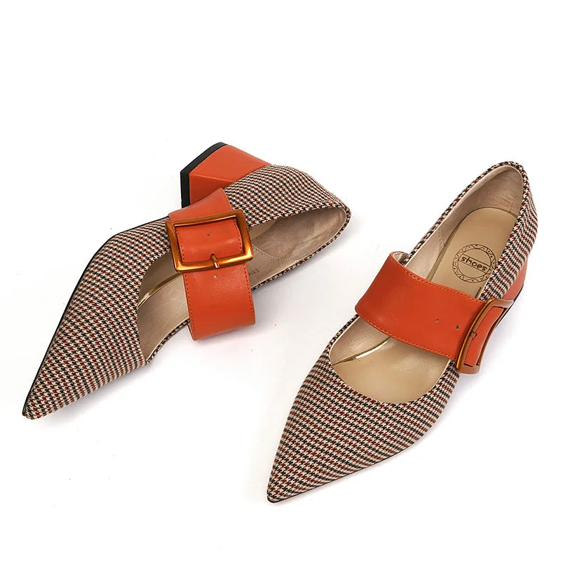 Mary Jane Shoes Woman Fashion 2026 Spring Brand Design Women Pumps High Heels Femme Pointed Toe Party Ladies Shoes Heels Women