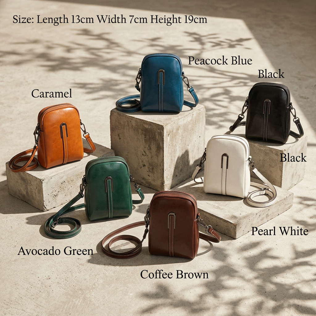Fashion Designer Women's Genuine Leather Crossbody Shoulder Bags Casual Messenger Tote Bags Daily Travel Waterproof Eco-Friendly