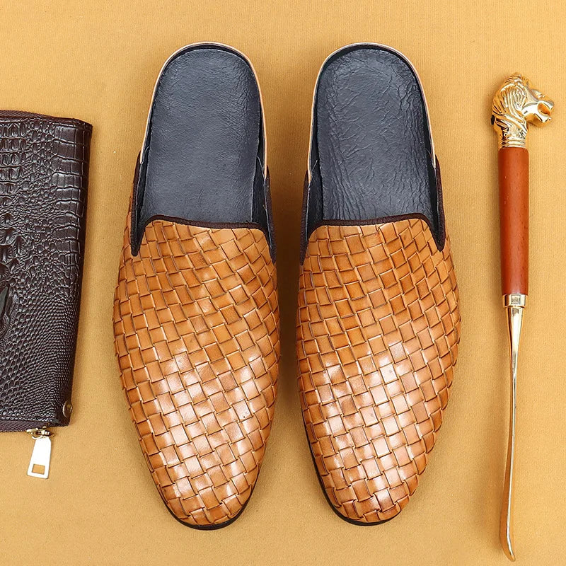 New Loafers Men Shoes slip on Casual Men's Thick-soled Leather Shoes Men's Luxury Shoes Luxury Footwear Accessories Luxury Brand