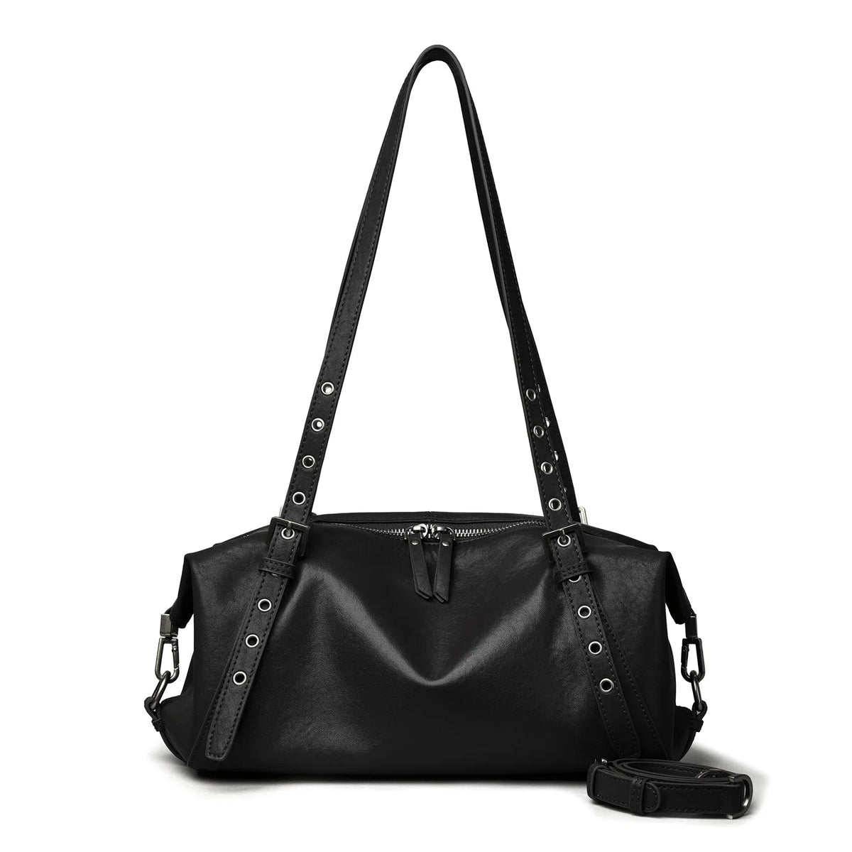 Women Bags Genuine Leather Messenger Crossbody Handbags Large Capacity Tote Shoulder Purses Elegant Daily Office Travel Shopping