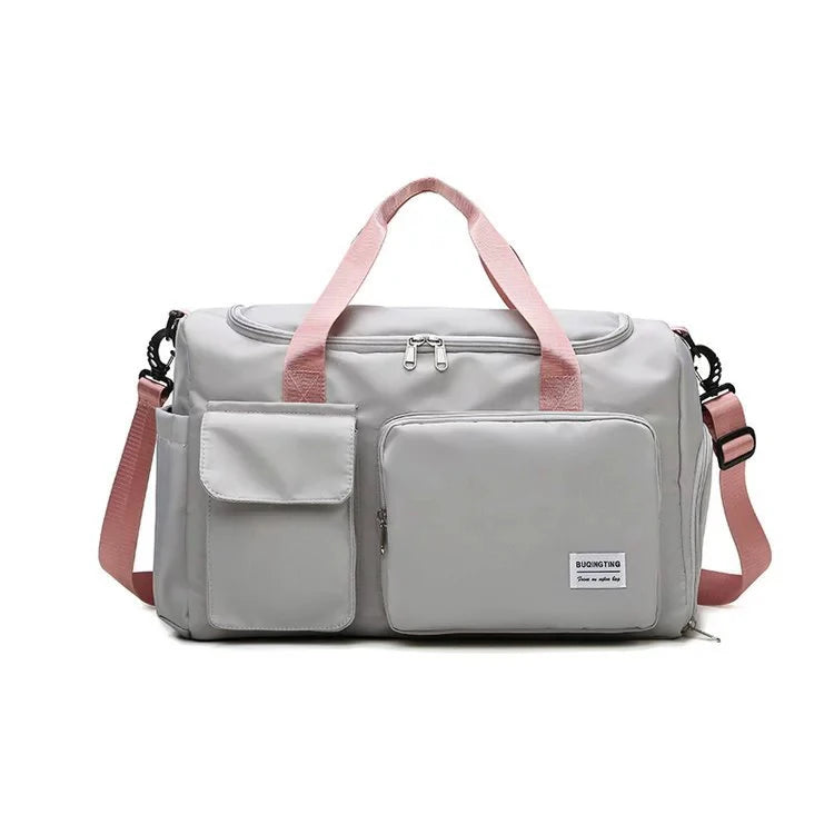 Large Capacity Cabin Bag Under Seat Flight Carry on Bag Sports Travel Duffel Holdall Hand Luggage Unisex With Shoe Package