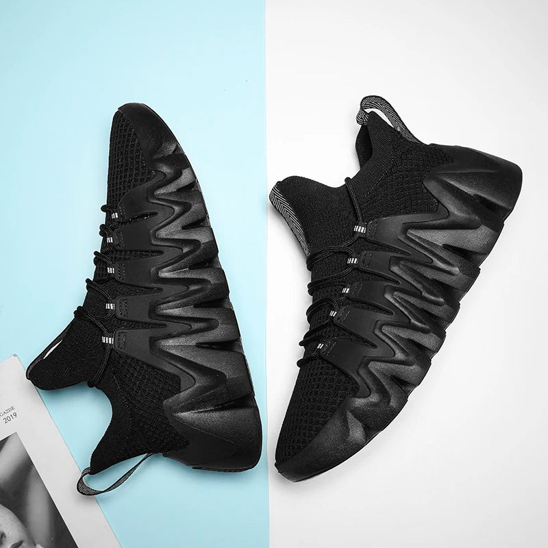 2023 Brand Logo Customization Blank Designer Fitness Walking Sports Sneakers Lightweight Breathable Sock Running Shoes for Men