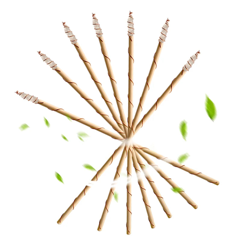 Miracle Copper Wire Wrapped  Wood Wand clear Quartz Plant Growth Energy Electroculture Plant Stake