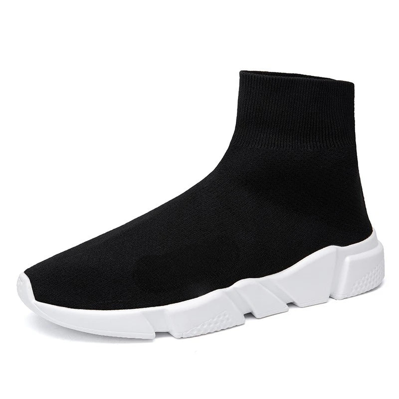 Designer Women Fashion Walking Sneakers Street Style Low High Top Soft Sock Shoes for Men