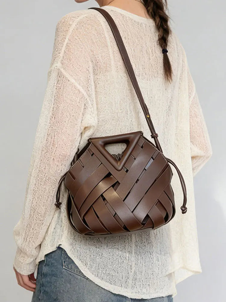 Women's Luxury Stylish Bags PU Leather Messenger Crossbody Tote Shoulder Handbags Large Capacity Waterproof Elegant Daily Office