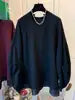 Spring 2026 New Fashion Elegant Casual Fake Two-piece Splicing Long Sleeve Women's Sweater