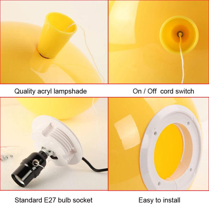 Fashion Balloon Lamps Ceiling Lights Colorful Baby Child Room Lamp Dining Room Bedroom Bedside Aisle Balcony Light Lamparas