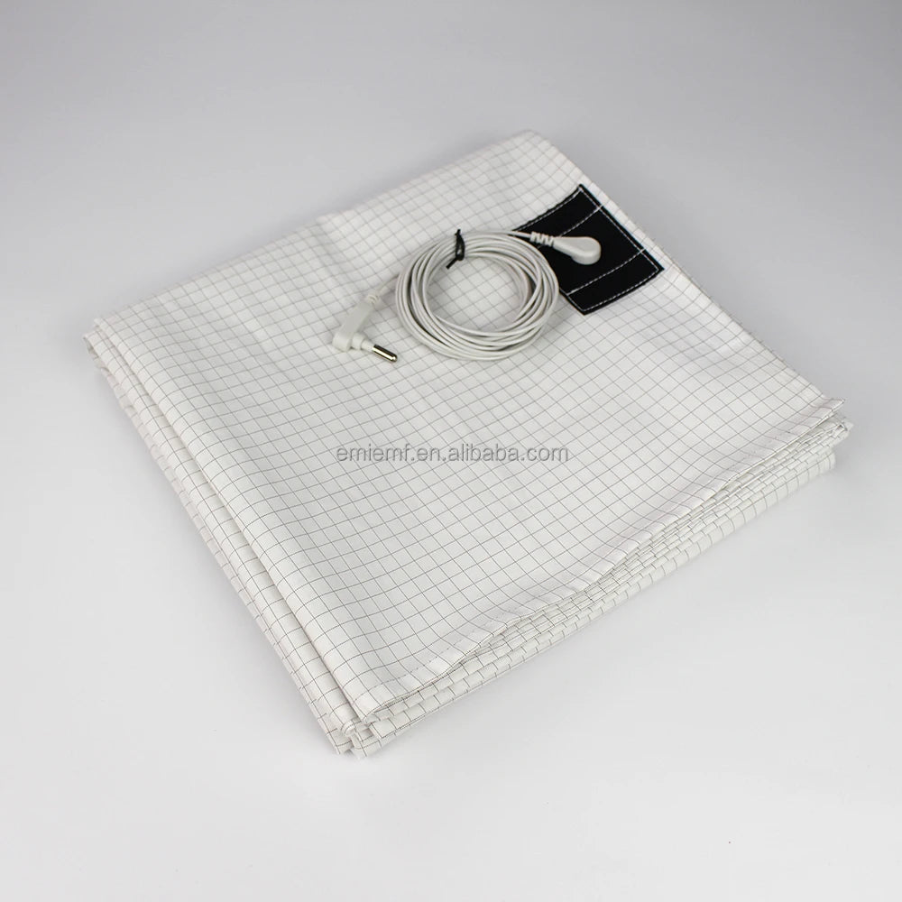 For Grounding Sheets King Plaid/Plain 76x80 Inch Drop Shipping 10% Silver Fiber for Boys & Girls