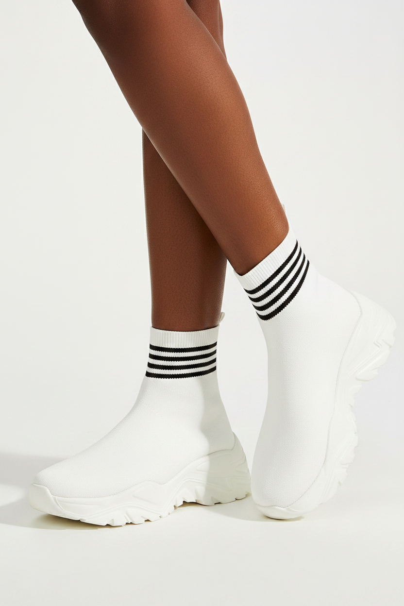 Fashion Women Casual Shoes Sock Design Sports trendy Sneakers for Ladies