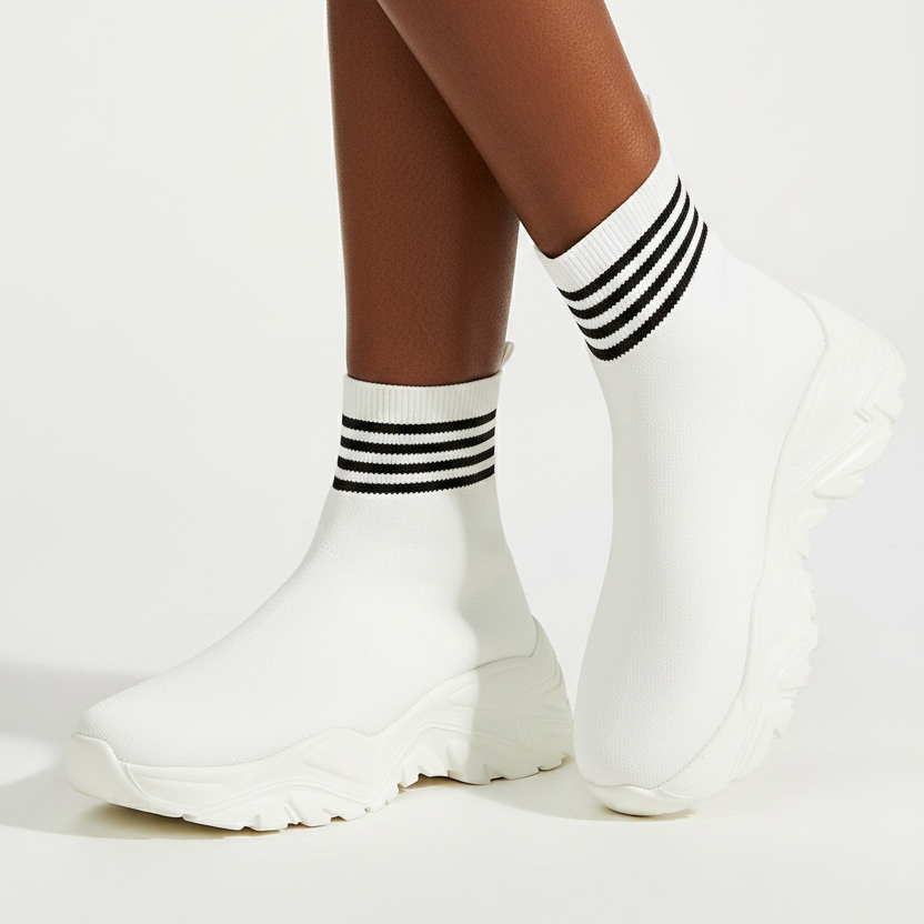 Fashion Women Casual Shoes Sock Design Sports trendy Sneakers for Ladies