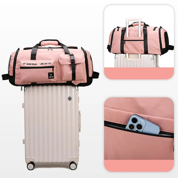 Oxford Waterproof Men Travel Bags Women Hand Luggage Big Backpack Business Large Capacity Weekend Duffle Fitness Rucksack Bag (Copy)