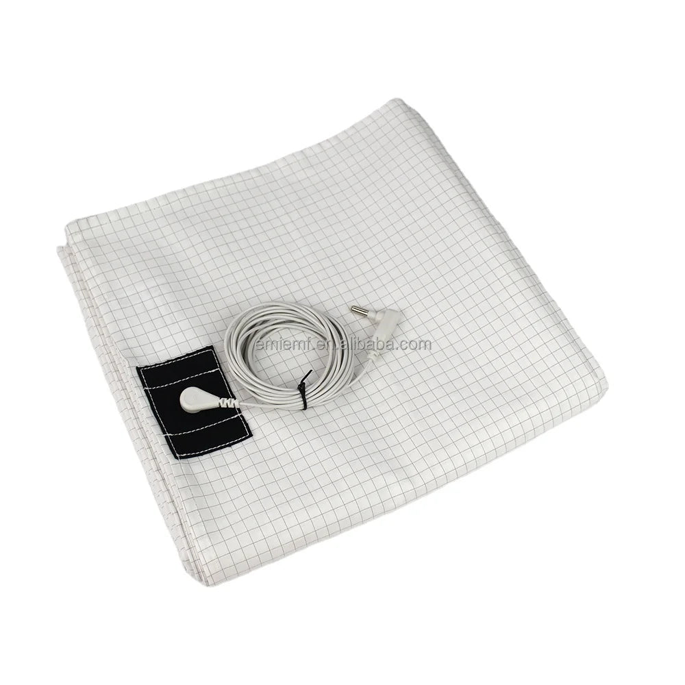 For Grounding Sheets King Plaid/Plain 76x80 Inch Drop Shipping 10% Silver Fiber for Boys & Girls