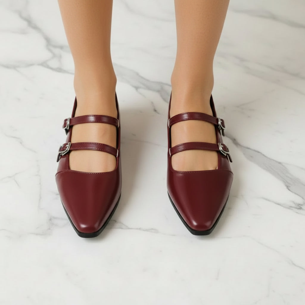 2025 Elegant Pumps Dress Female Office Job Shoes Mules Flat Shoes for Women