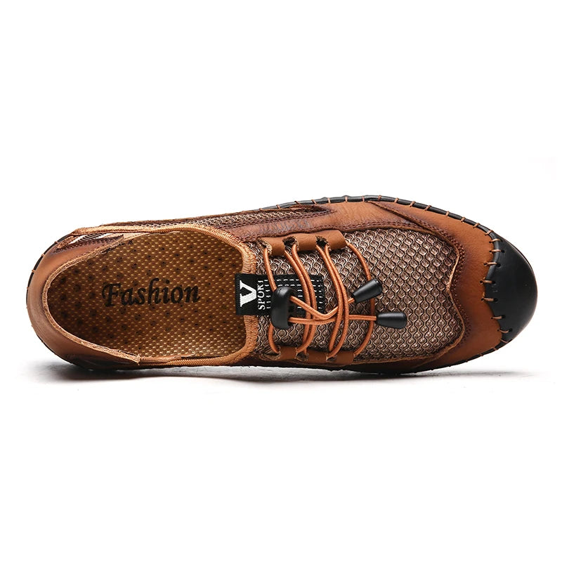 Mesh Breathable Men's Outdoor Hiking Sandals Non-Slip Resistant Insole Walking