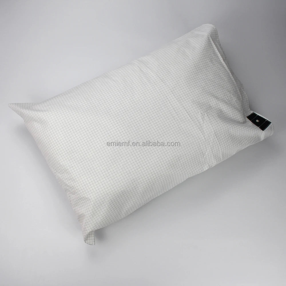 For GROUNDING 10% Silver Fiber Organic Cotton Grounding Sheet Plaid/Plain Pattern for Boys & Girls