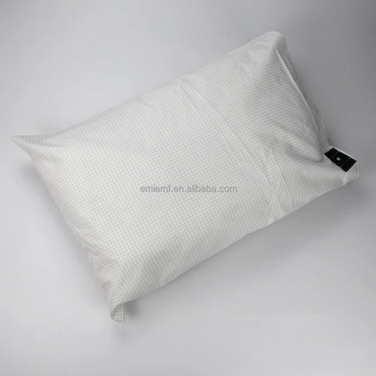 For GROUNDING 10% Silver Fiber Organic Cotton Grounding Sheet Plaid/Plain Pattern for Boys & Girls