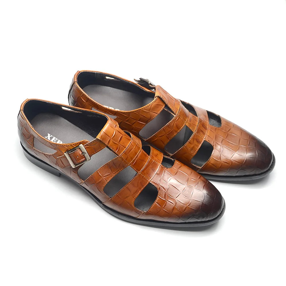 New Design Plus Size Breathable Men's Shoes Cow Genuine Leather Formal Business Casual Oxford Shoes for Men Wholesale