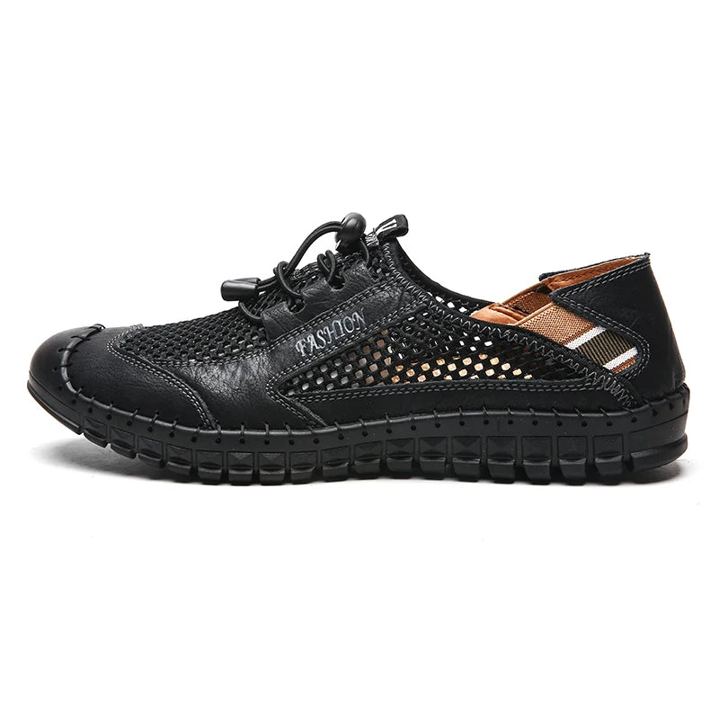 Mesh Breathable Men's Outdoor Hiking Sandals Non-Slip Resistant Insole Walking