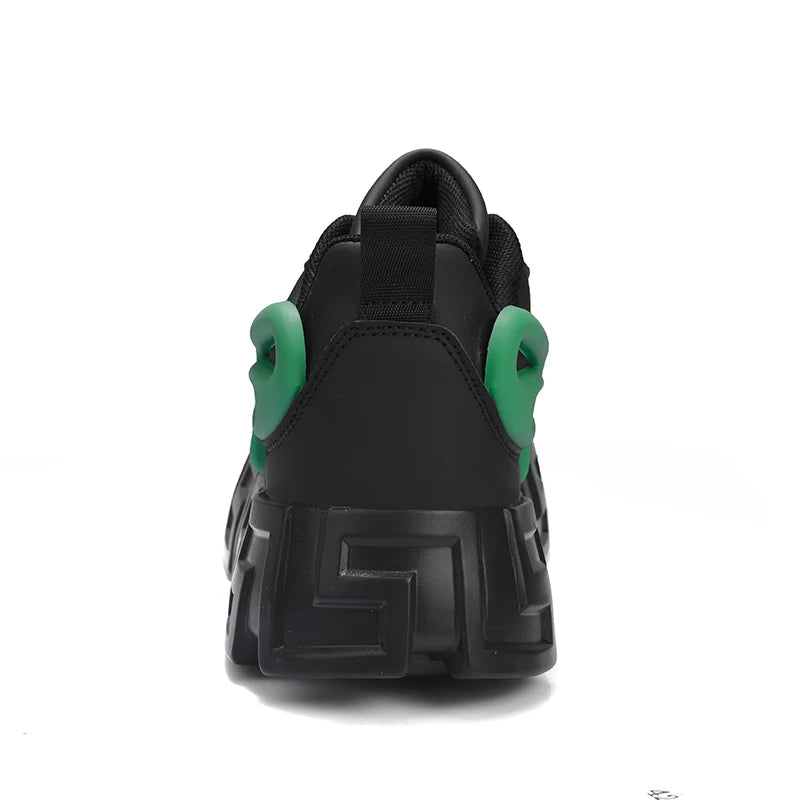 2023 Men's Sports Sneakers with Custom Designer Logo Breathable Casual Thick Sole Skateboarding Shoes for Spring Season