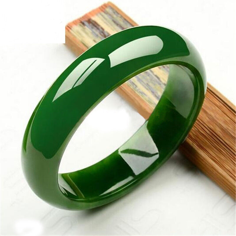 Genuine Hetian Jade Bracelet Spinach Green Jadeite Ladies Mom Charm Quality Luxury Bracelet Jewelry Holiday Birthday Gift