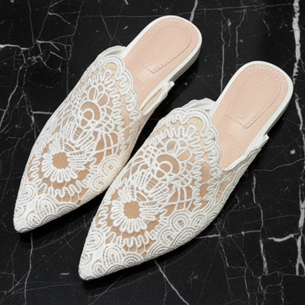 Lace Sandali Donna Femme Summer Slipper Slides Loafer Style 2026 Flat Women's Sandals for Ladies