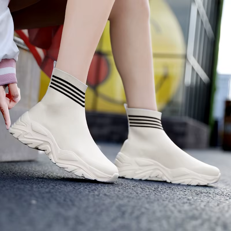 Fashion Women Casual Shoes Sock Design Sports trendy Sneakers for Ladies