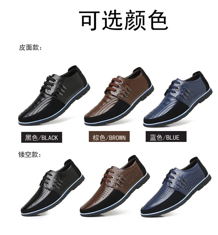 Men Genuine Leather fur Shoes High Quality Elastic Band Fashion Design Solid Tenacity Comfortable Men's Shoes Big Sizes 2021 s34