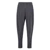 Miyake Pleated Casual Pants  Draping Feel  New Style Women's Simple Breathable  Casual Pants Large Size Harlem Pants