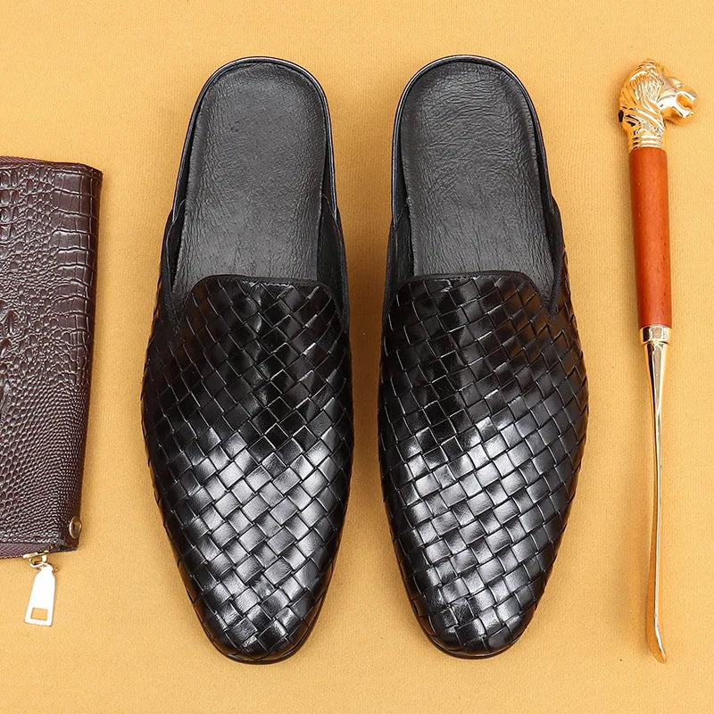 New Loafers Men Shoes slip on Casual Men's Thick-soled Leather Shoes Men's Luxury Shoes Luxury Footwear Accessories Luxury Brand
