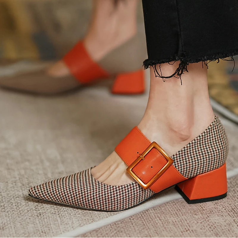 Mary Jane Shoes Woman Fashion 2026 Spring Brand Design Women Pumps High Heels Femme Pointed Toe Party Ladies Shoes Heels Women