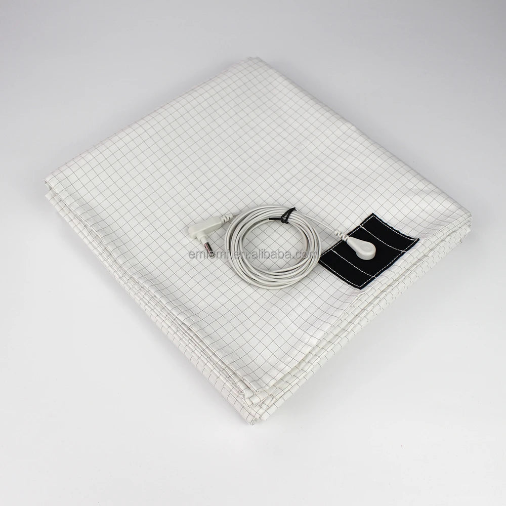For Grounding Sheets King Plaid/Plain 76x80 Inch Drop Shipping 10% Silver Fiber for Boys & Girls