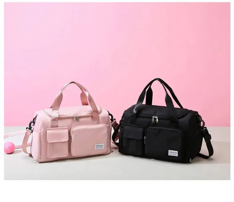 Large Capacity Cabin Bag Under Seat Flight Carry on Bag Sports Travel Duffel Holdall Hand Luggage Unisex With Shoe Package